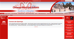 Desktop Screenshot of cimarronschools.org